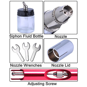 0.35mm Dual Action Cut-way Bottom Feed Airbrush - Trend Times Toy Stores