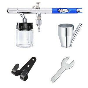 0.35mm Dual Action Siphon Feed Airbrush Kit Spray Gun Tattoo Hobby Makeup Nail - Trend Times Toy Stores