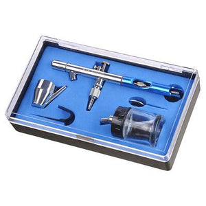 0.35mm Dual Action Siphon Feed Airbrush Kit Spray Gun Tattoo Hobby Makeup Nail - Trend Times Toy Stores