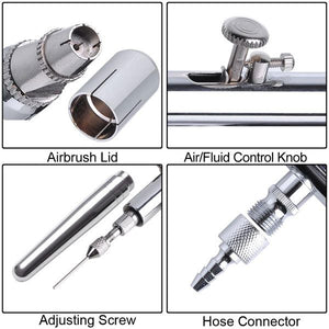 0.35mm Nozzle Dual Action Siphon Feed Airbrush - Trend Times Toy Stores