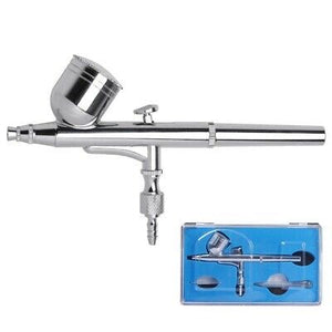 0.3 mm Mini Airbrush Kit Air Compressor Dual Action Gravity Feed Tattoo Nail Art - Trend Times Toy Stores