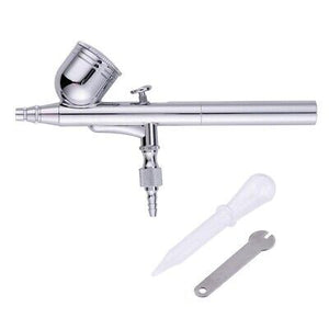 0.3mm Dual Action Airbrush Kit Gravity Feed Spray Gun Tattoo Nail Art Makeup - Trend Times Toy Stores
