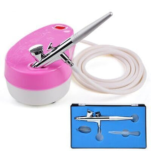 0.4 mm Mini Airbrush Kit Air Compressor Single Action Gravity Feed Tattoo Nail - Trend Times Toy Stores