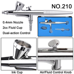 0.4mm Nozzle Single Action Gravity Feed Airbrush - Trend Times Toy Stores