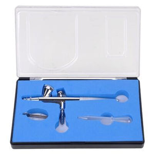 0.4mm Single Action Gravity Feed Airbrush Kit Spray Gun Tattoo Hobby Makeup Art - Trend Times Toy Stores
