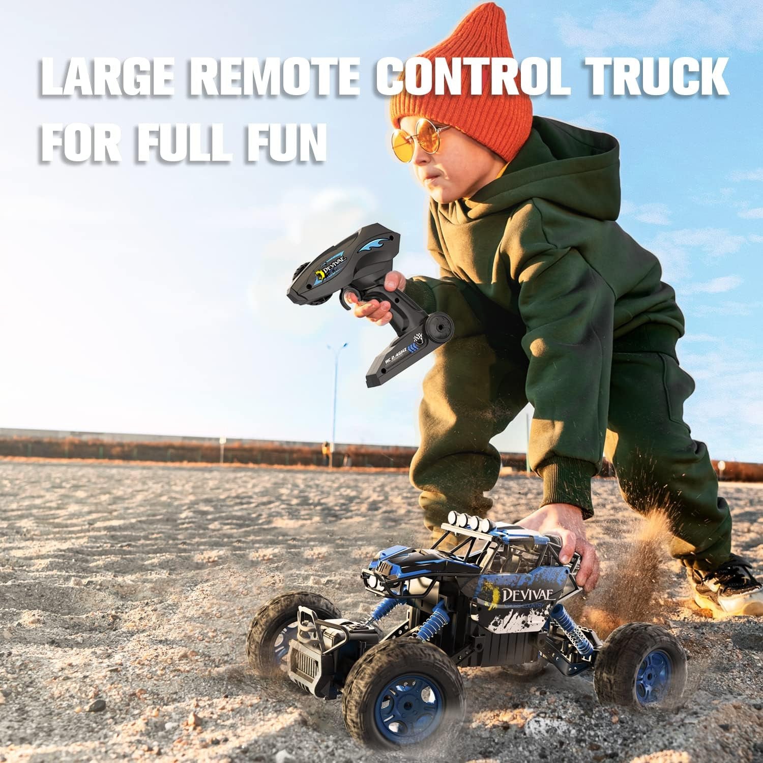1:12 Scale Large 4WD Remote Control Car for Kids with Lifting Function Trend Times 1