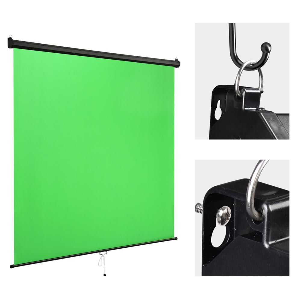 1/2/4Pcs 73x82" Collapsible Backdrop Pull Up Retractable Green Screen for Video 1 Pack - Trend Times Toy Stores
