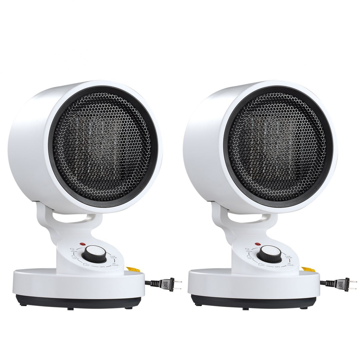 1/2/4 Pack 1500W PTC Oscillating Ceramic Heater Fan Overheat Protection 1500W, 2 Packs - Trend Times Toy Stores
