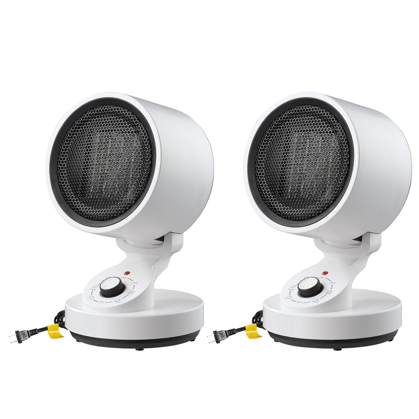 1/2/4 Pack 1500W PTC Oscillating Ceramic Heater Fan Overheat Protection 1500W, 2 Packs - Trend Times Toy Stores