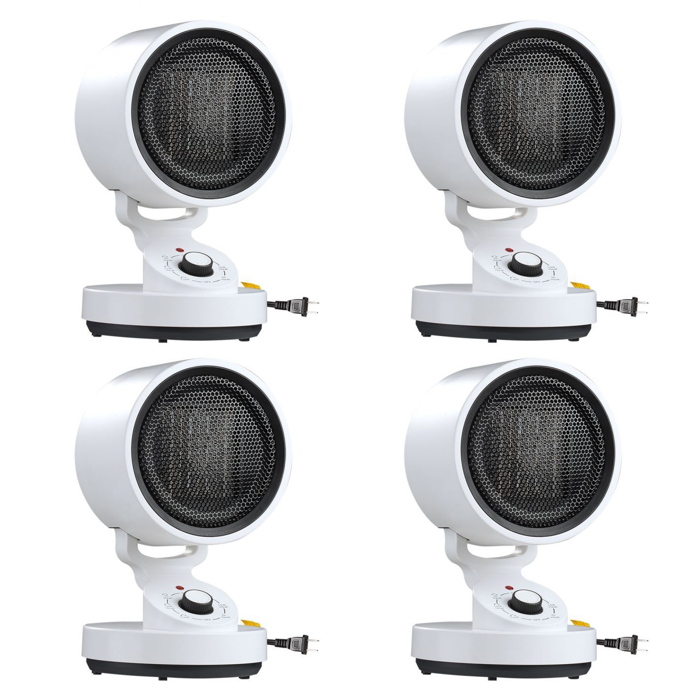 1/2/4 Pack 1500W PTC Oscillating Ceramic Heater Fan Overheat Protection 1500W, 4 Packs - Trend Times Toy Stores