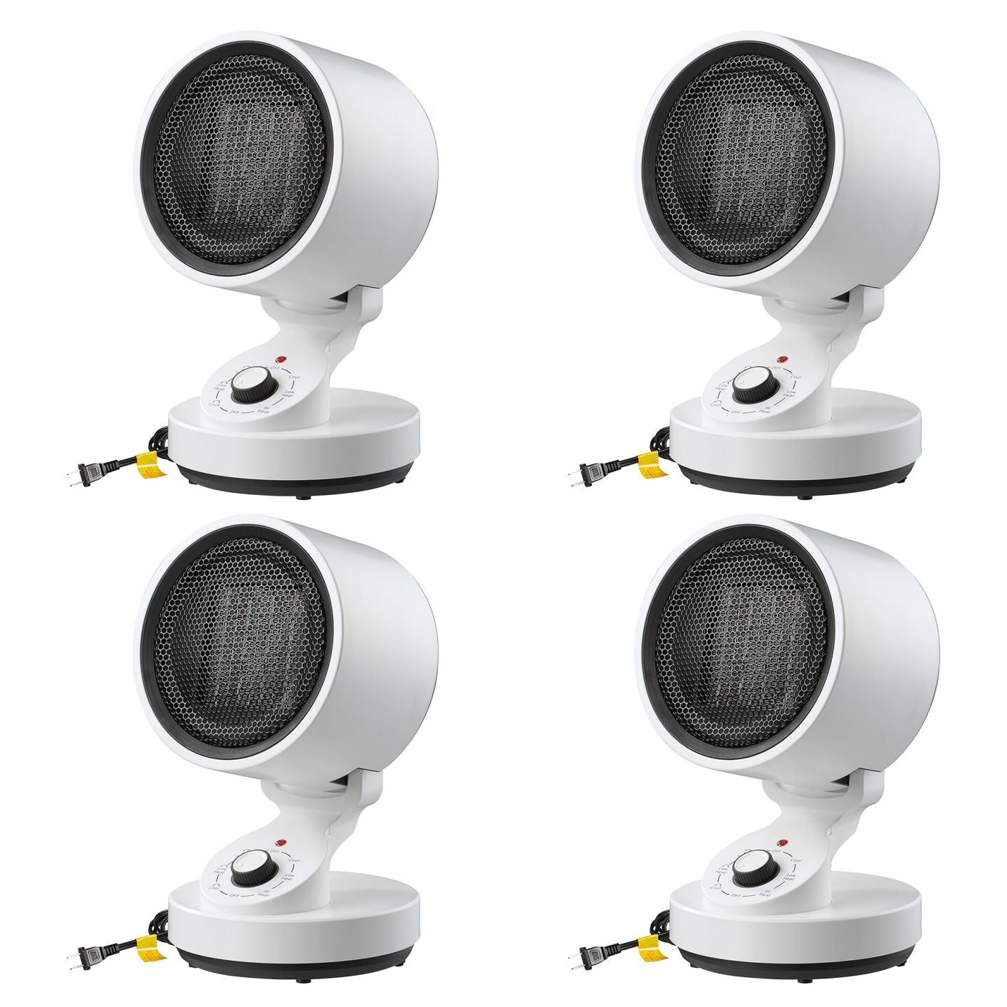 1/2/4 Pack 1500W PTC Oscillating Ceramic Heater Fan Overheat Protection 1500W, 4 Packs - Trend Times Toy Stores