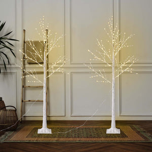 1/2/4 Pack 6 Ft Lighted Birch Tree 305 LED Battery Operated Christmas Dcor 2pcs - Trend Times Toy Stores