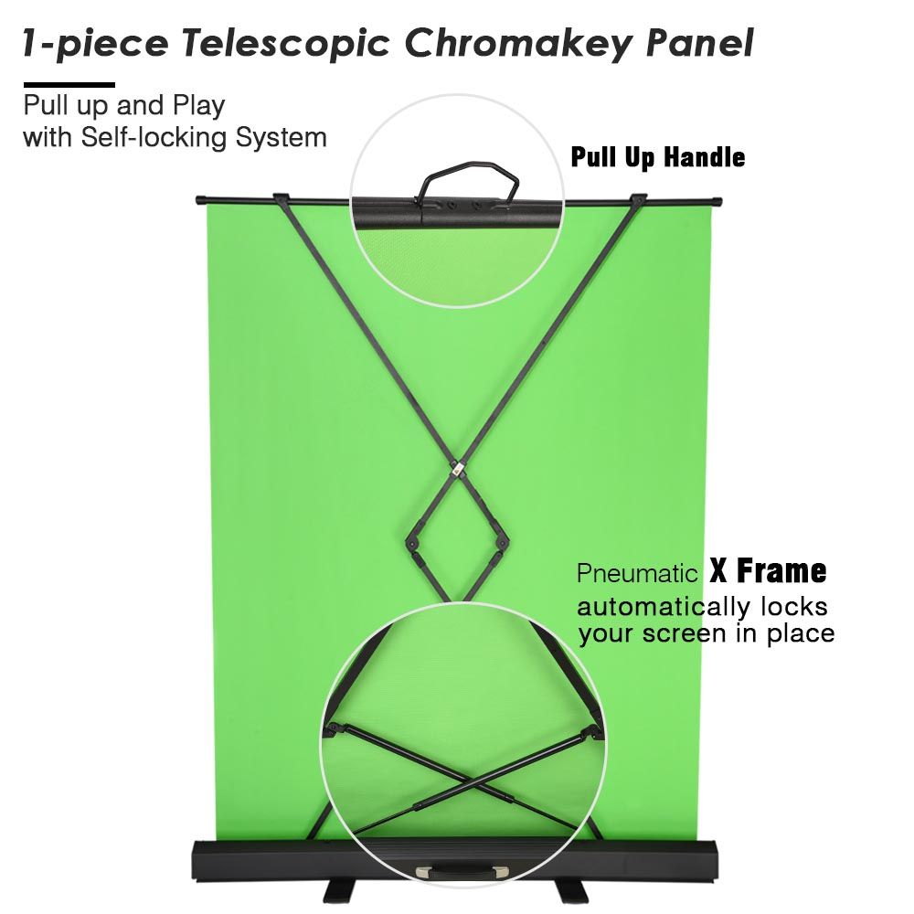 1/2/4 Pack Floor Standing Green Screen Panel Collapsible Background 5x7 Ft 1 Pack - Trend Times Toy Stores