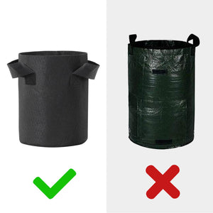 1-25 Gallon Grow Bags Garden Fabric Pot Container Non-Woven Aeration Plant 1 Gallon-30 Packs - Trend Times Toy Stores