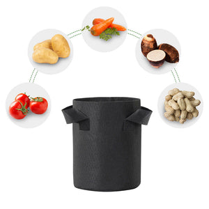 1-25 Gallon Grow Bags Garden Fabric Pot Container Non-Woven Aeration Plant 1 Gallon-5 Packs - Trend Times Toy Stores