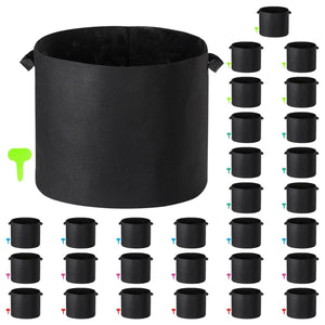 1-25 Gallon Grow Bags Garden Fabric Pot Container Non-Woven Aeration Plant 20 Gallon-30 Packs - Trend Times Toy Stores