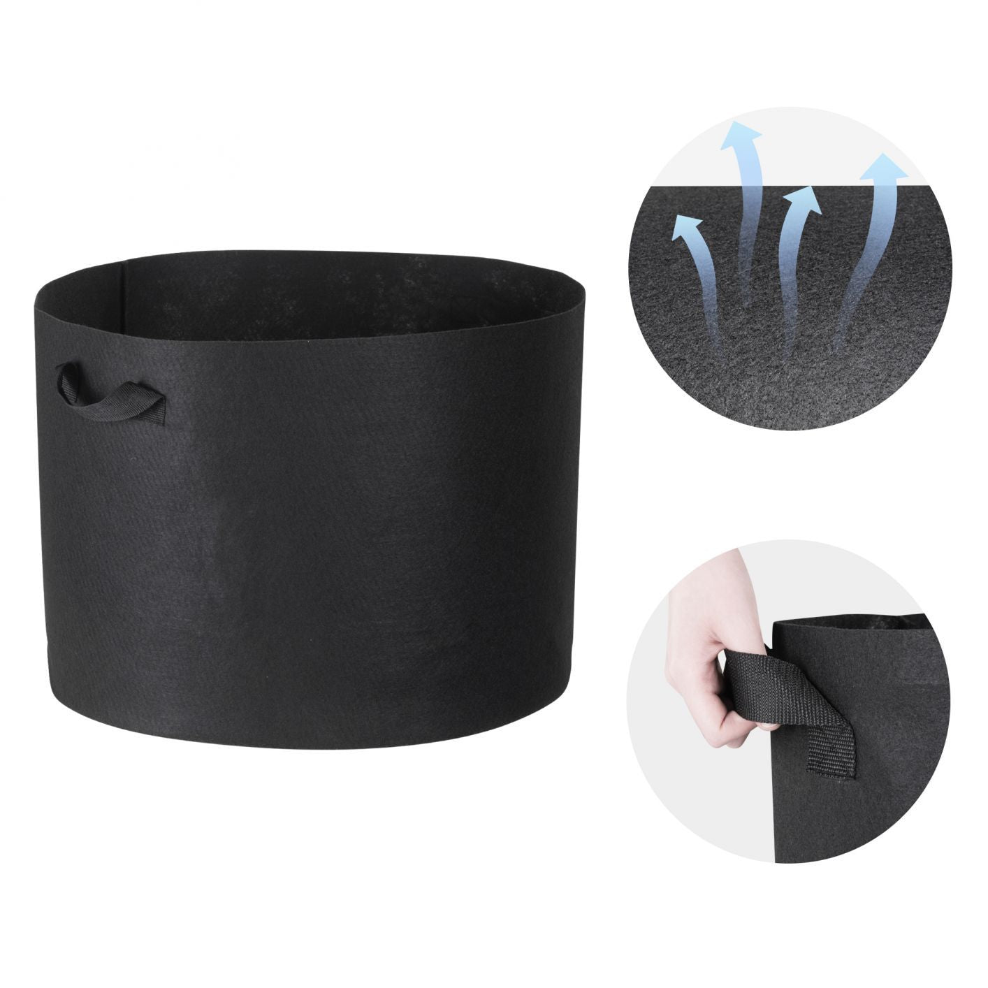 1-25 Gallon Grow Bags Garden Fabric Pot Container Non-Woven Aeration Plant 25 Gallon-20 Packs - Trend Times Toy Stores