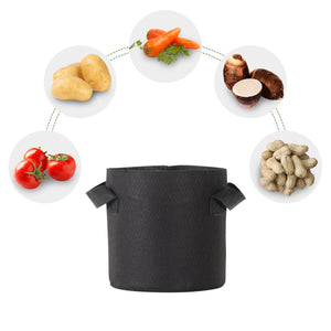 1-25 Gallon Grow Bags Garden Fabric Pot Container Non-Woven Aeration Plant 2 Gallon-10 Packs - Trend Times Toy Stores