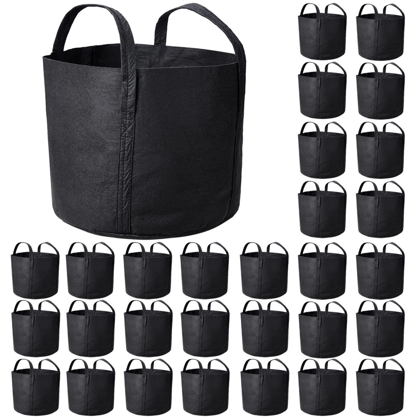 1-25 Gallon Grow Bags Garden Fabric Pot Container Non-Woven Aeration Plant 7 Gallon-30 Packs - Trend Times Toy Stores