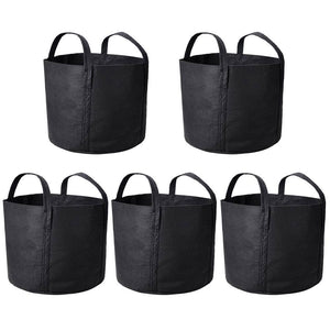 1-25 Gallon Grow Bags Garden Fabric Pot Container Non-Woven Aeration Plant 7 Gallon-5 Packs - Trend Times Toy Stores