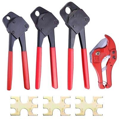 1/2" 3/4" 3/8" PEX Crimper Set Crimping Tool Kit with Go/no Go Gauge Pipe Cutter - Trend Times Toy Stores