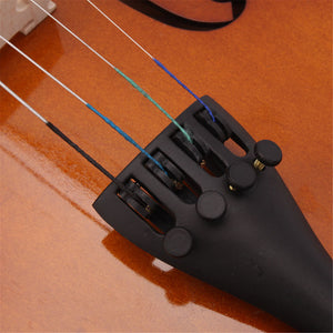 1/4 Size Beginner Violin Set Natural Solid Wood with Bow Rosin and Case Trend Times 8