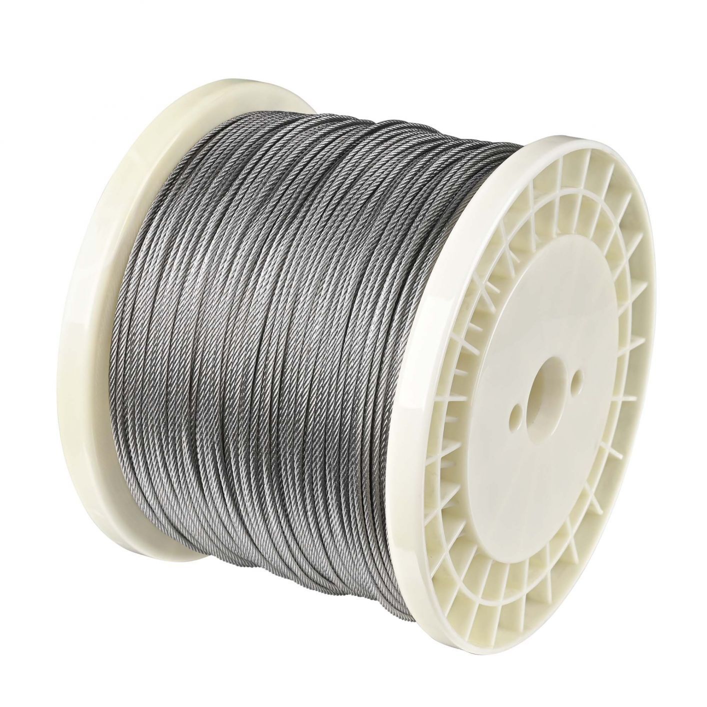 1/8" T316 Stainless Steel Cable Wire Rope 7x7 Aircraft Strand Coil & Reel 1000FT - Trend Times Toy Stores