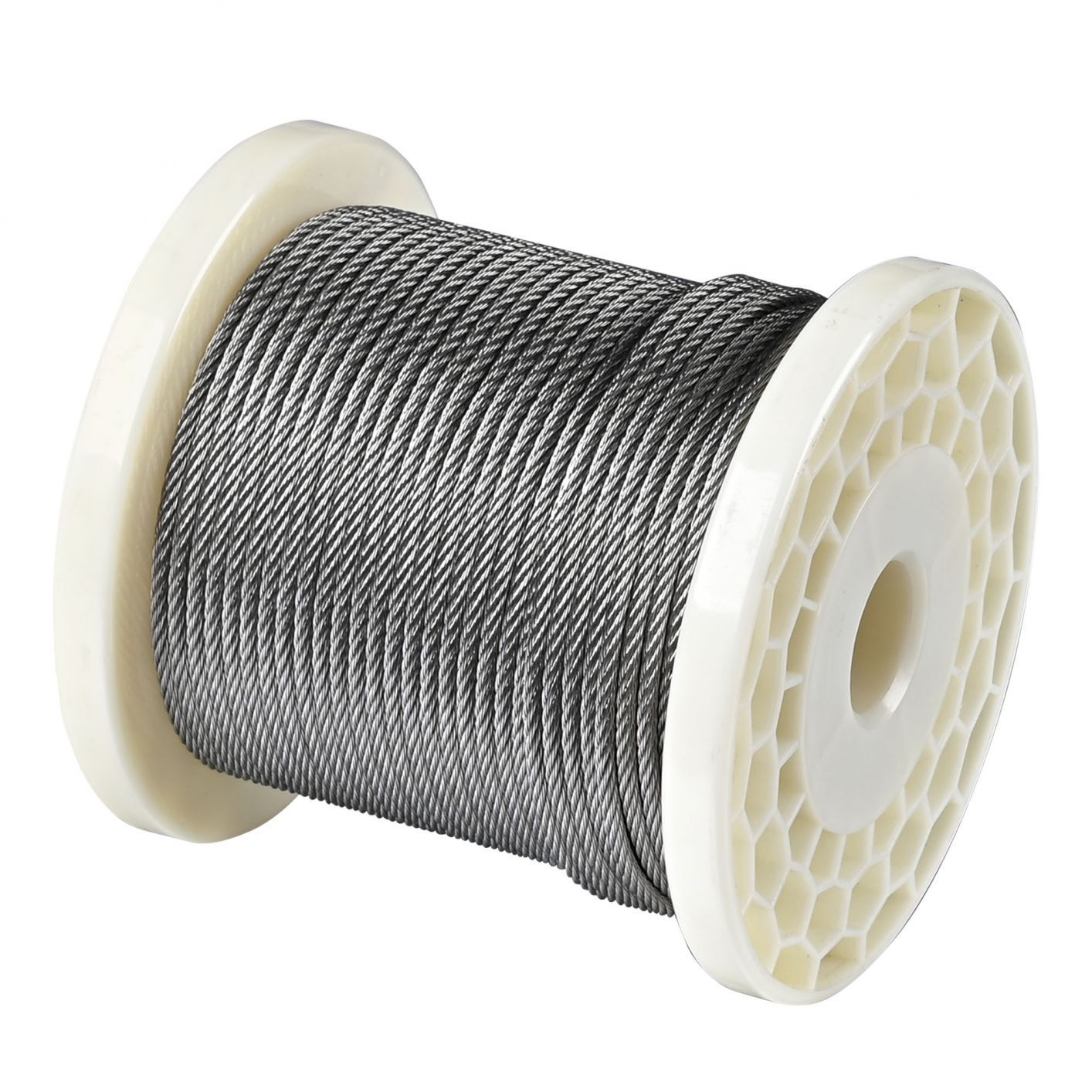 1/8" T316 Stainless Steel Cable Wire Rope 7x7 Aircraft Strand Coil & Reel 150FT - Trend Times Toy Stores