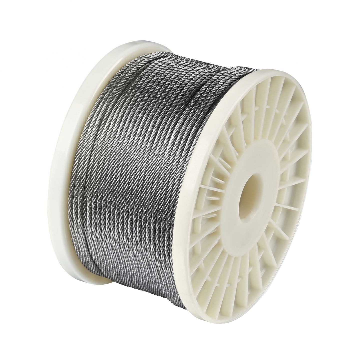 1/8" T316 Stainless Steel Cable Wire Rope 7x7 Aircraft Strand Coil & Reel 300FT - Trend Times Toy Stores