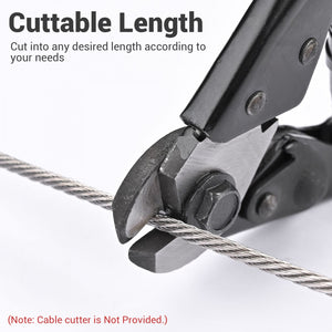 1/8" T316 Stainless Steel Cable Wire Rope 7x7 Aircraft Strand Coil & Reel 500FT - Trend Times Toy Stores