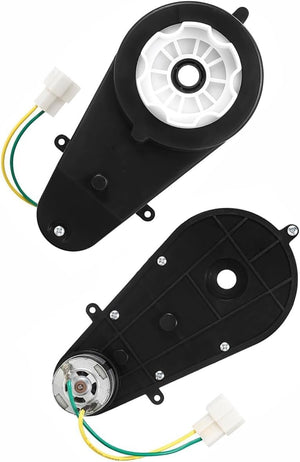 12V High-Speed 40000rpm Motor and Gearbox Pair with Power Wheels for Kids Electric Ride-On Car Trend Times Variant 0