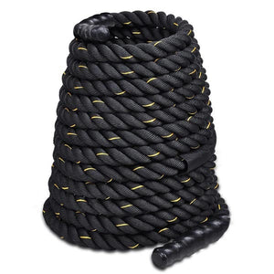 1.5"x50' Poly Undulation Battling Workout Rope Black - Trend Times Toy Stores