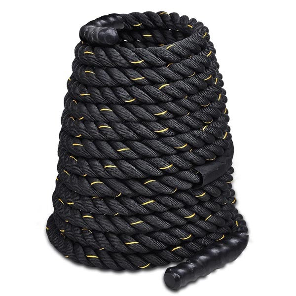 1.5"x50' Poly Undulation Battling Workout Rope Black - Trend Times Toy Stores