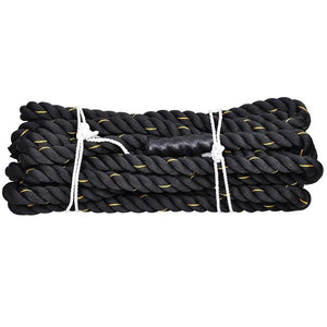 1.5"x50' Poly Undulation Battling Workout Rope Black - Trend Times Toy Stores