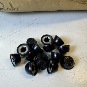 Power Wheels Black Retainer Nut Push Cap 0.354" and 11/32" Tinnerman Palnut Trend Times 3