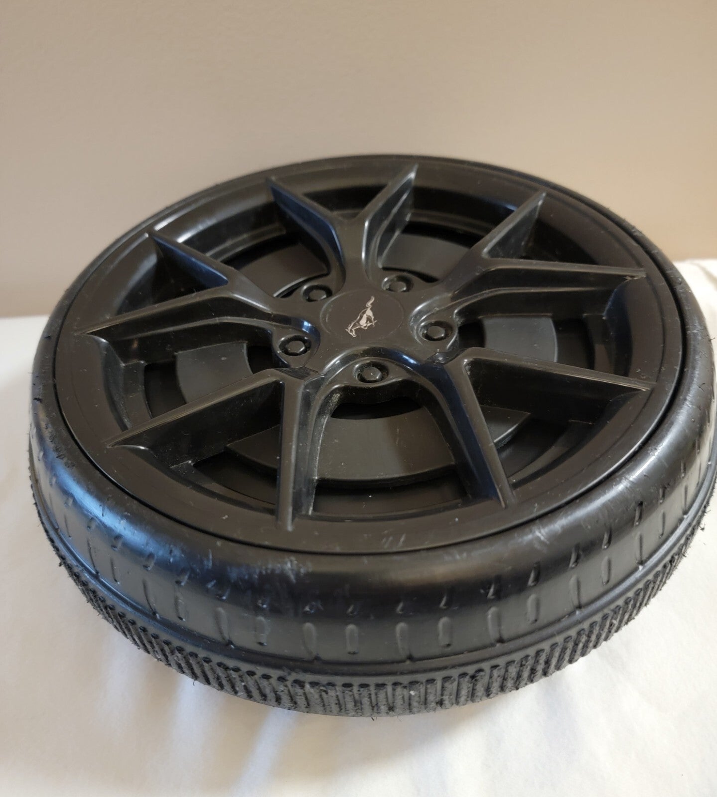 10-Inch Front Wheel Replacement for Red 6V Ford Mustang GT Ride-On Vehicle Trend Times 1