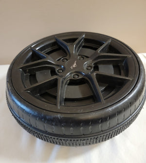 10-Inch Front Wheel Replacement for Red 6V Ford Mustang GT Ride-On Vehicle Trend Times 1