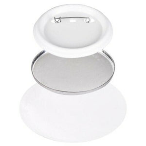 1000Pcs 2 2/7" 58mm Top/Bottom Cover Pin Button Parts for Badge Maker Machine - Trend Times Toy Stores