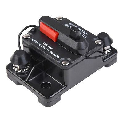 100A Circuit Breaker 12-42V DC Manual Reset Auto Car Audio Inline Replace Fuse - Trend Times Toy Stores