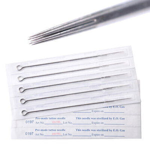 100pcs Tattoo Needles Disposable Sterile Mixed Size 3 5 7 9 RL 5 7 9 RS 5 7 9 M1 - Trend Times Toy Stores