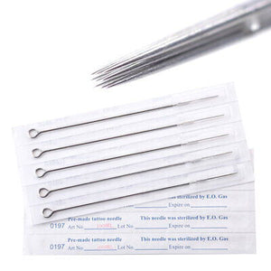 100pcs Tattoo Needles Disposable Sterile Mixed Size 3 5 7 9 RL 5 7 9 RS 5 7 9 M1 - Trend Times Toy Stores