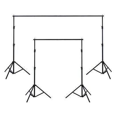 10Ã6.5Ft Adjustable Backdrop Support Stand Photography Background Crossbar Set - Trend Times Toy Stores