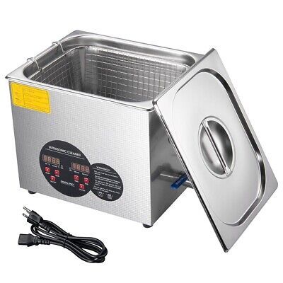 10L Stainless Steel Ultrasonic Cleaner Heater w/ Timer Bracket Jewelry Cleaning - Trend Times Toy Stores