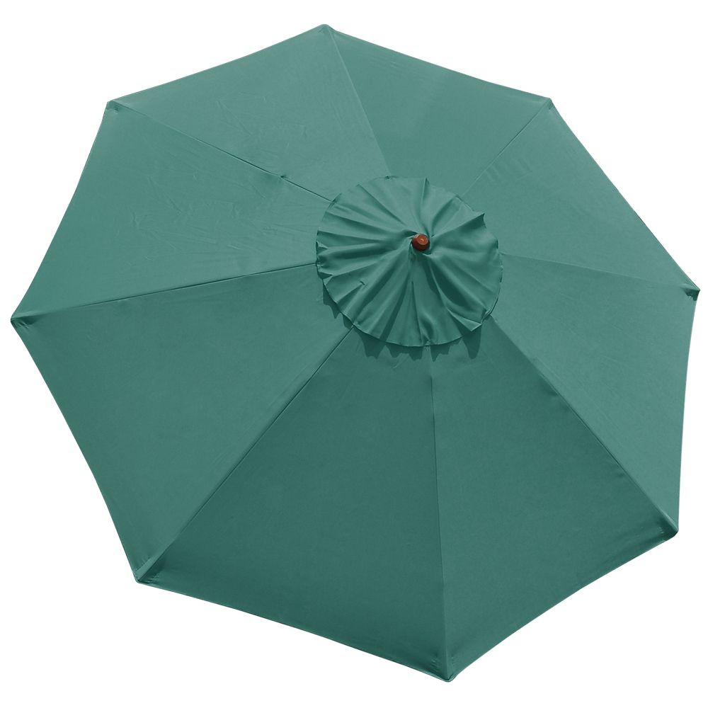 10' 8 Rib Outdoor Umbrella Canopy REPLACEMENT TOP Cover Patio Beach Green - Trend Times Toy Stores