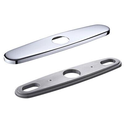 10" Faucet Plate Hole Cover Deck Plate Stainless Steel f/ Bathroom Kitchen Sink - Trend Times Toy Stores