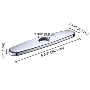 10" Faucet Plate Hole Cover Deck Plate Stainless Steel f/ Bathroom Kitchen Sink - Trend Times Toy Stores