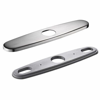 10" Faucet Plate Hole Cover Tap Plate Stainless Steel f/ Bathroom Kitchen Sink - Trend Times Toy Stores