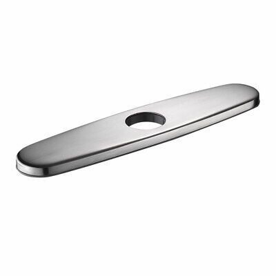 10" Faucet Plate Hole Cover Tap Plate Stainless Steel f/ Bathroom Kitchen Sink - Trend Times Toy Stores