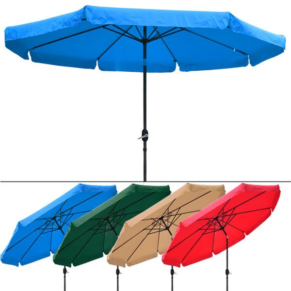 10 Foot Tilt Outdoor Patio Umbrella Furniture Multiple Color Options - Trend Times Toy Stores