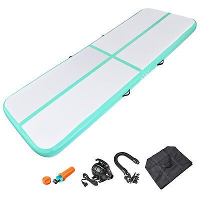 10 Ft Air Mat Track Inflatable Tumbling Mat Gymnastics Training Fitness Green - Trend Times Toy Stores
